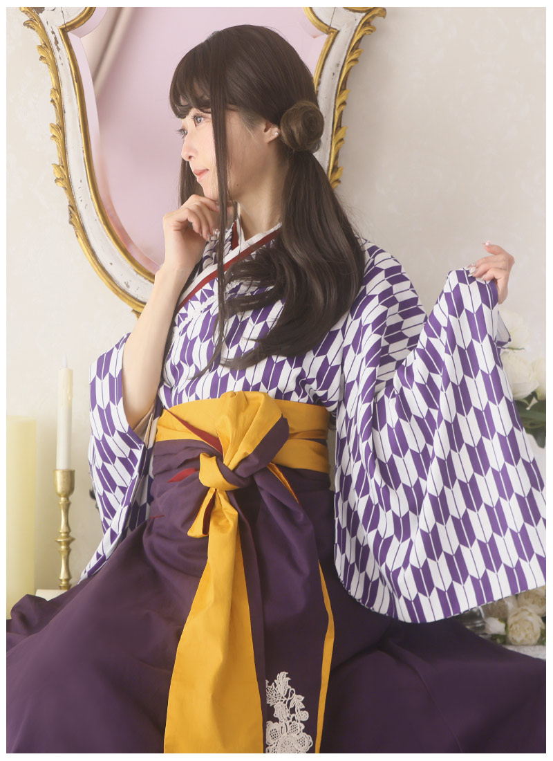 大正浪漫な矢羽根袴ワンピース ｜ Favoriteオリジナル