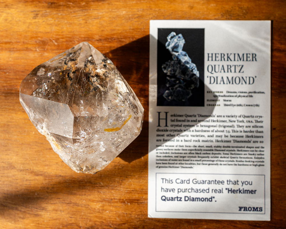 楽天市場】一点物 ニューヨーク州産 巨大大粒 ハーキマーダイヤモンド