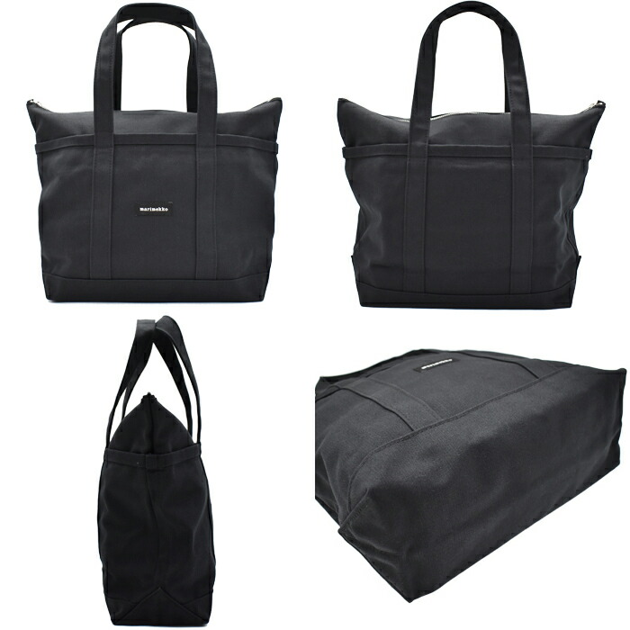 楽天市場】MARIMEKKO マリメッコ トートバッグ ブラック レディース