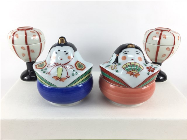 楽天市場】有田焼 幸楽窯 ぼんぼり豆蓋物【雪洞 雛道具 ミニサイズ 4.5