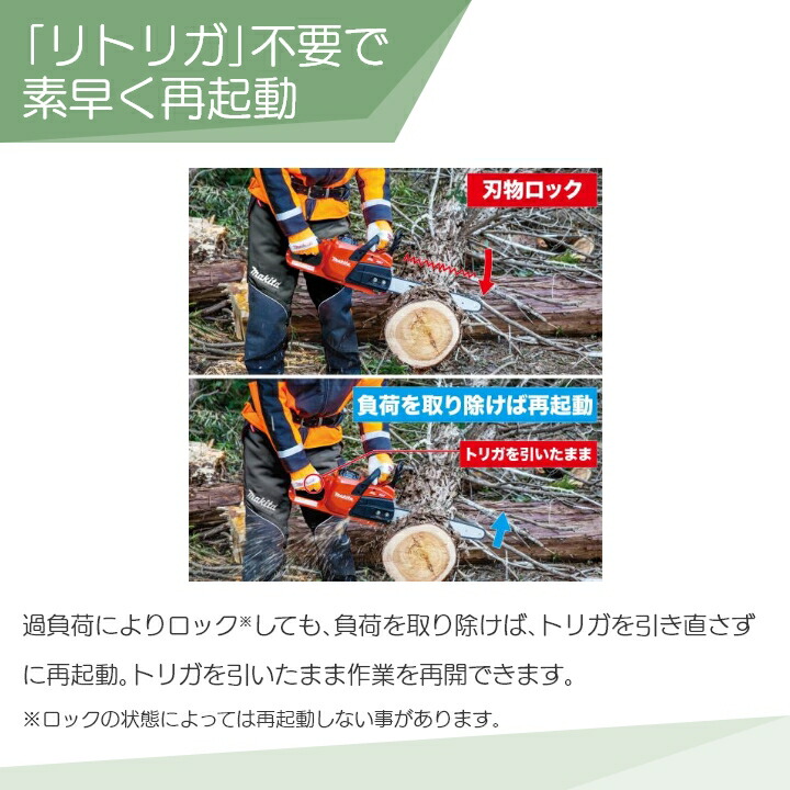 マキタ 充電式 チェーンソー MUC027GZR3 40Vmax 本体のみ バッテリー