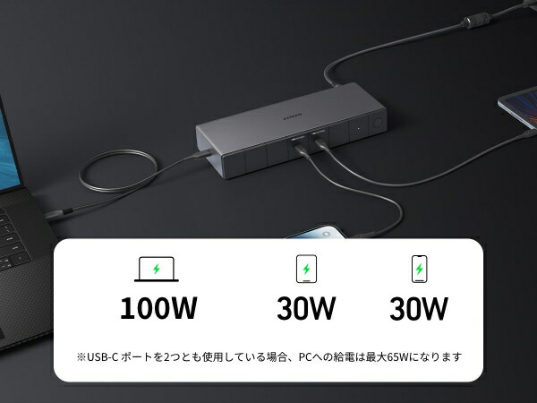 楽天市場】Anker 778 Thunderbolt ドッキングステーション (12-in-1