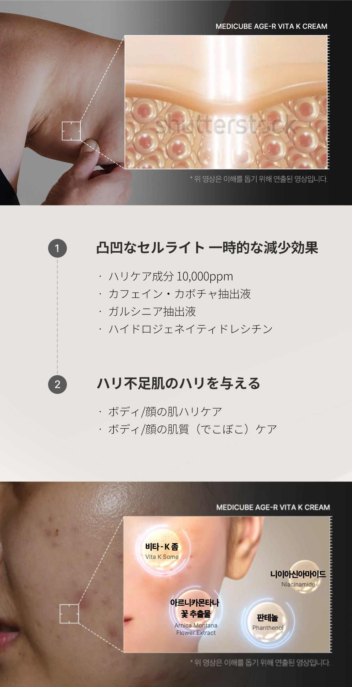 楽天市場】【公式正品】AGE-R ビタKクリーム（ メディキューブ