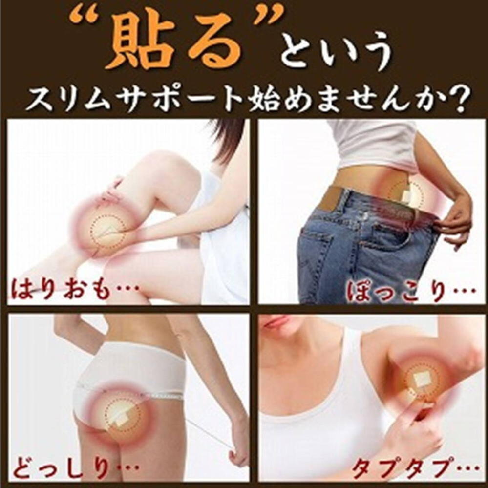 楽天市場】【お試し】簡単 貼って ダイエット シール 10枚 20日分 中国