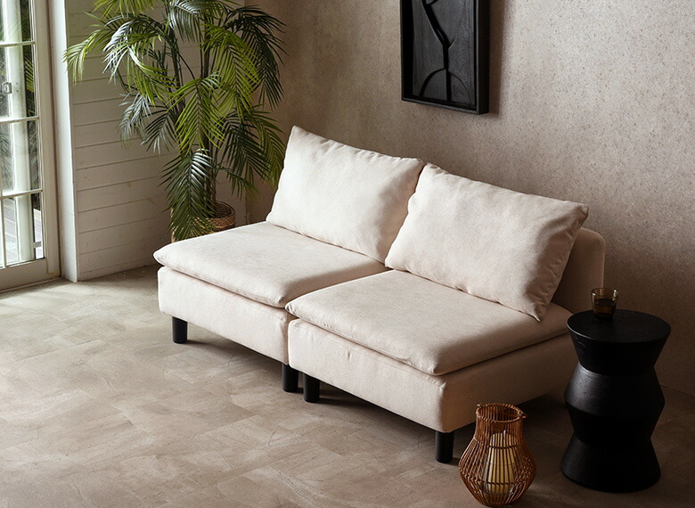 楽天市場】ソファ 一人掛け コンパクト 脚付き ソファー 肘掛け無し