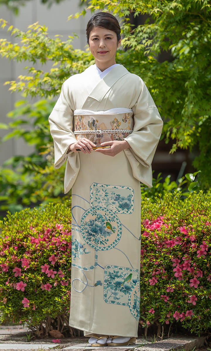 楽天市場】【レンタル 高級正絹 色留袖 フルセットレンタル】色留袖 鶯