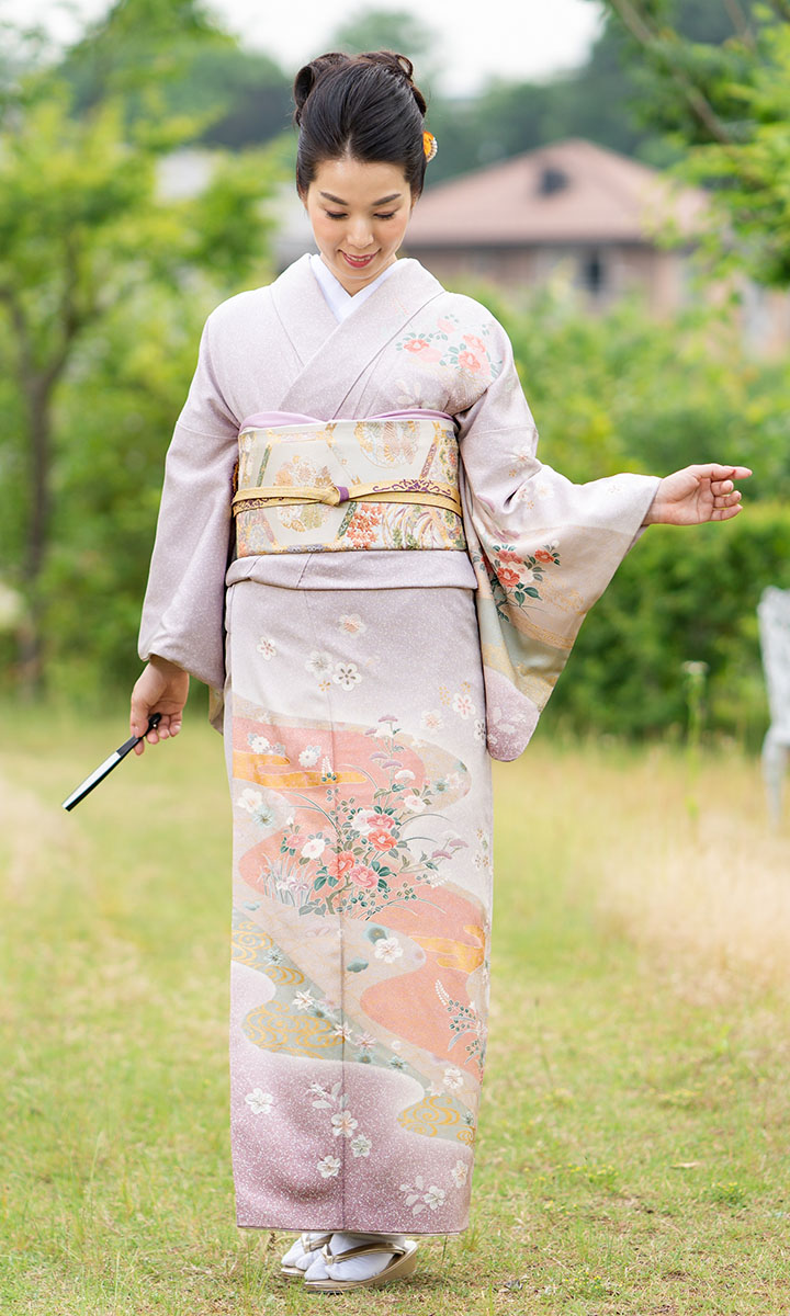 楽天市場】【レンタル】高級正絹 訪問着 フルセットレンタル 訪問着 紅