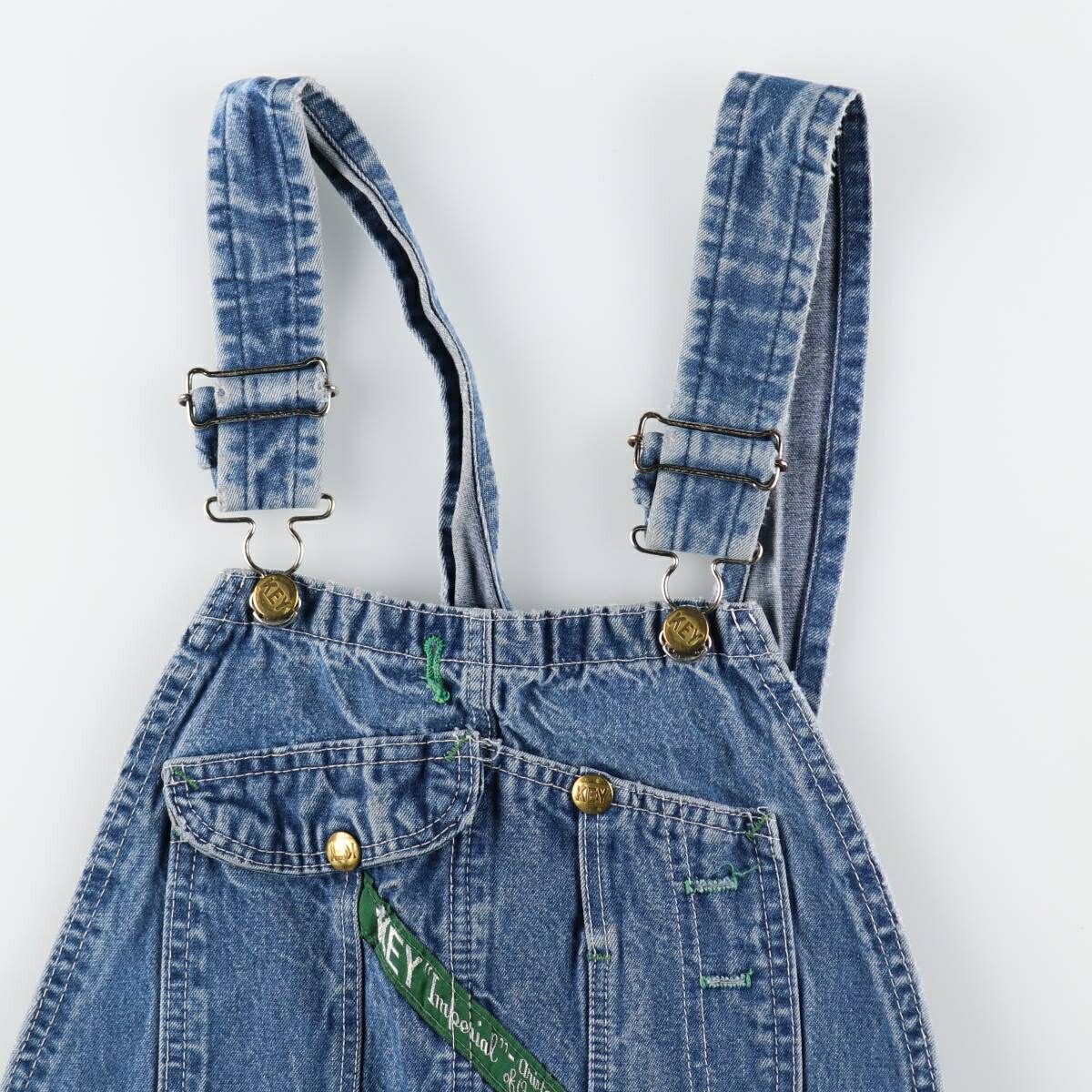 古着 ～90年代 キー Key デニムオーバーオール USA製 w32 L34 メンズ