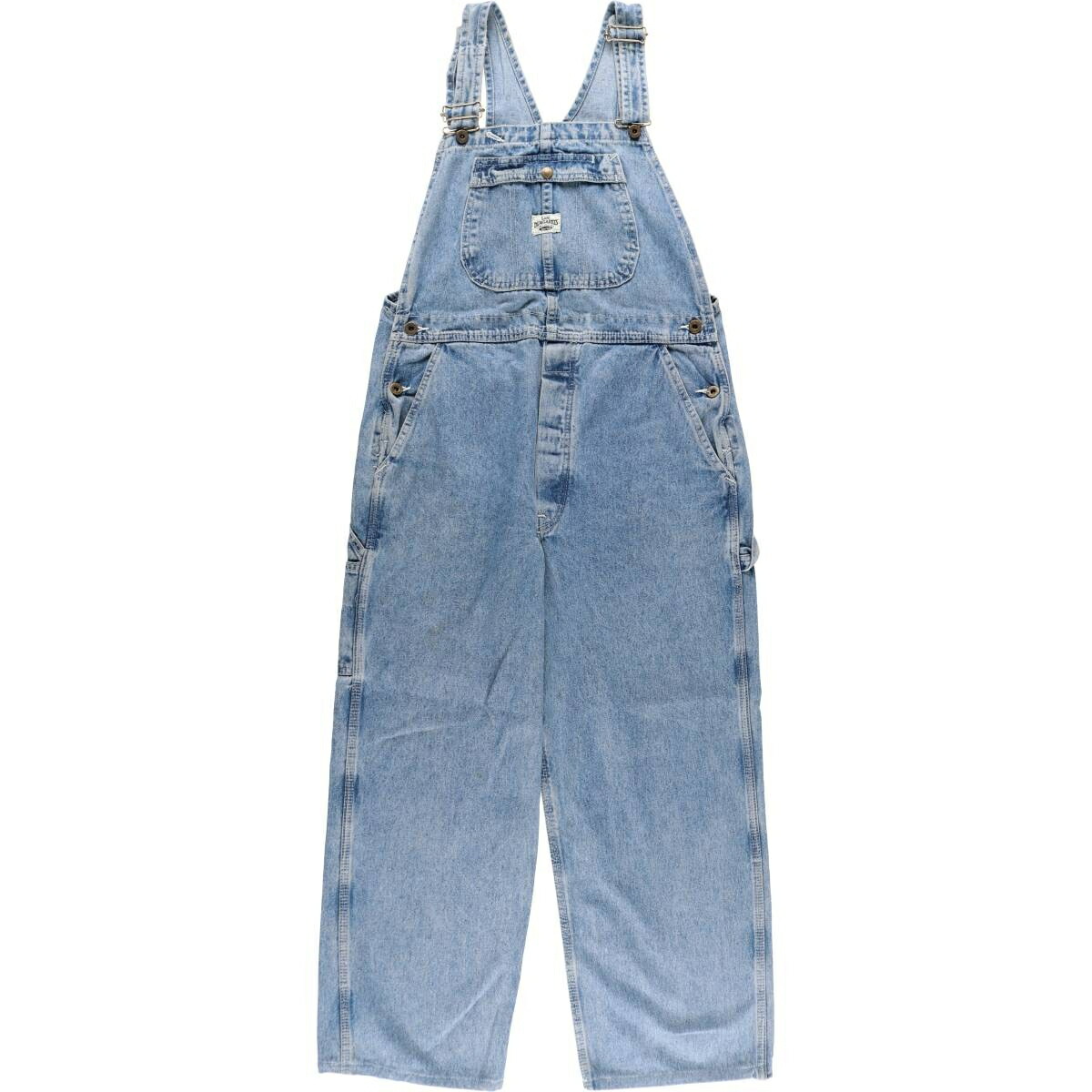 古着 90年代 リー Lee DUNGAREES デニムオーバーオール USA製 メンズ