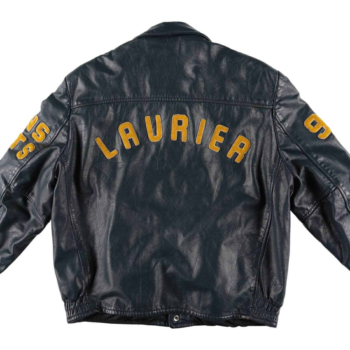 古着 80～90年代 EXPORT LEATHER GARMENTS LTD 襟付き オールレザー