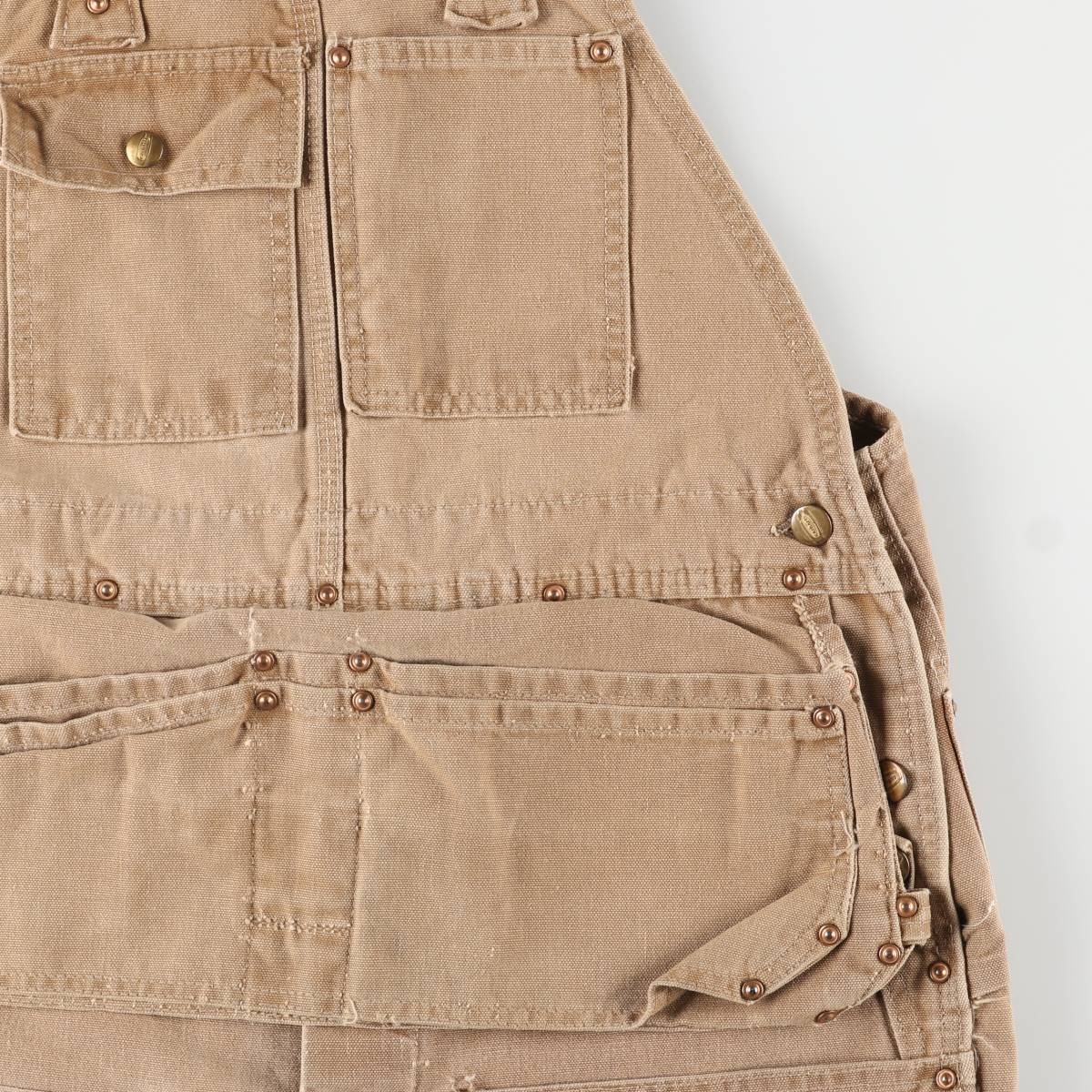 古着 60年代 カーハート Carhartt エプロン付き デカCボタン