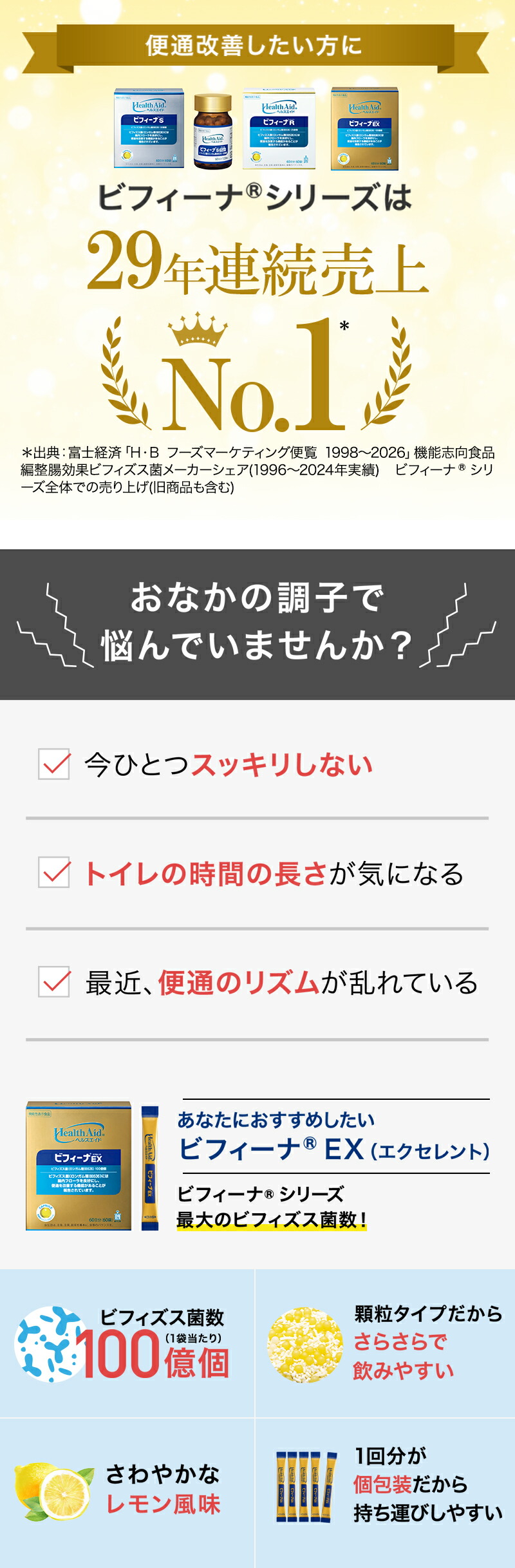 楽天市場】【森下仁丹公式】ヘルスエイド ビフィーナEX (エクセレント