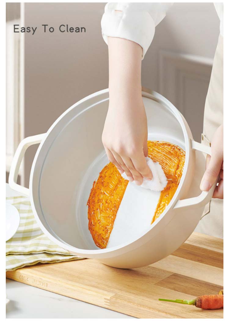 楽天市場】IH対応 両手鍋 鉄鋳物 鍋 深鍋 ホーロー鍋 20cm 卓上鍋 琺瑯