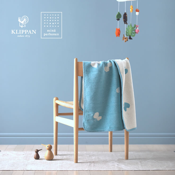 楽天市場】KLIPPAN（クリッパン）コットンブランケットミナ ペルホネン