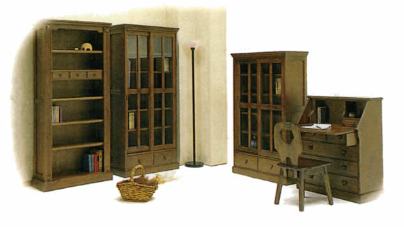 楽天市場】受注生産 北海道家具 クレア ライティングビューロー77B