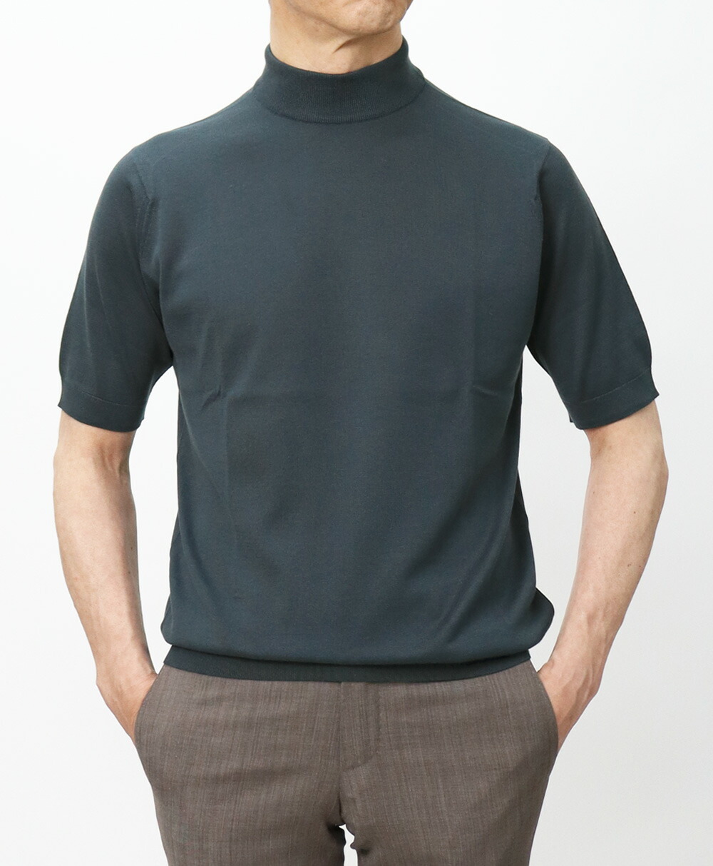 ジョンスメドレー / JOHN SMEDLEY / S4627 / モックネック ニット