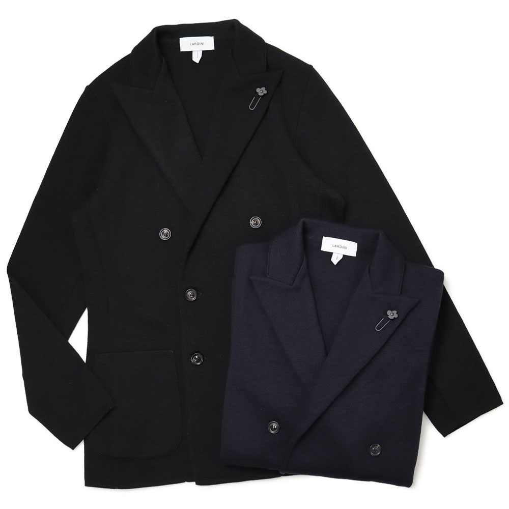 ラルディーニ / LARDINI / ダブル ニット ジャケット / ウール