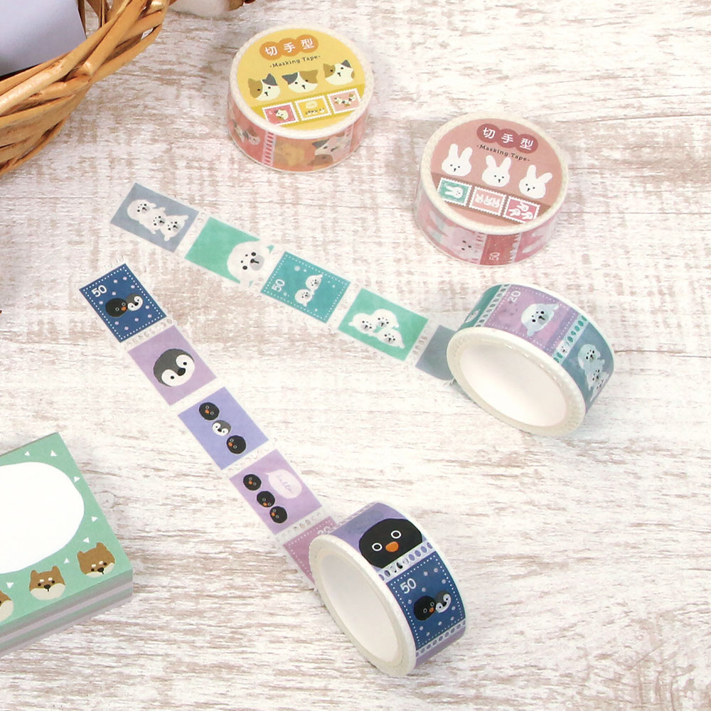 楽天市場】【楽天ランキング2位】トリオ／切手型マスキングテープ