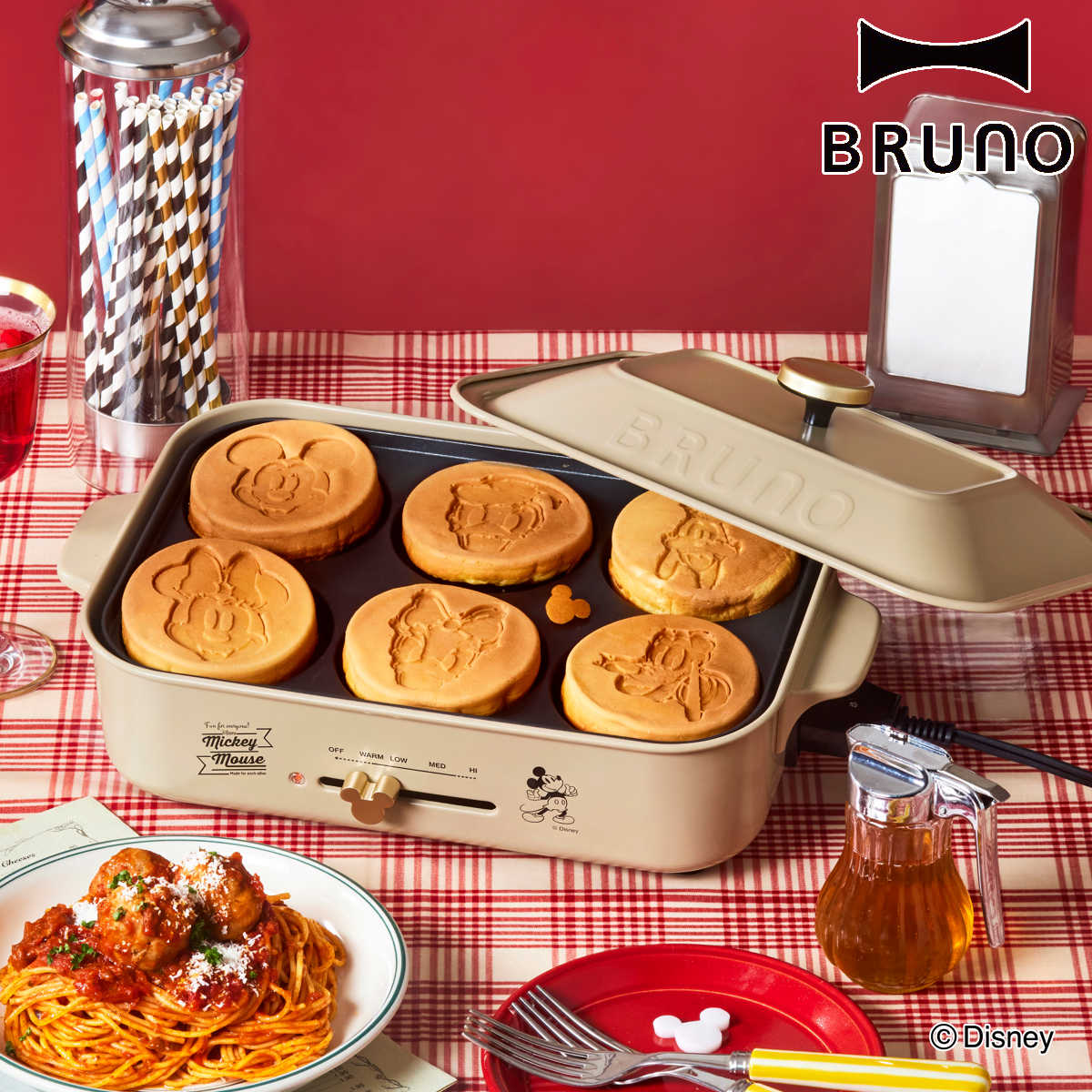 楽天市場】BRUNO コンパクトホットプレート DISNEY たこ焼きプレート