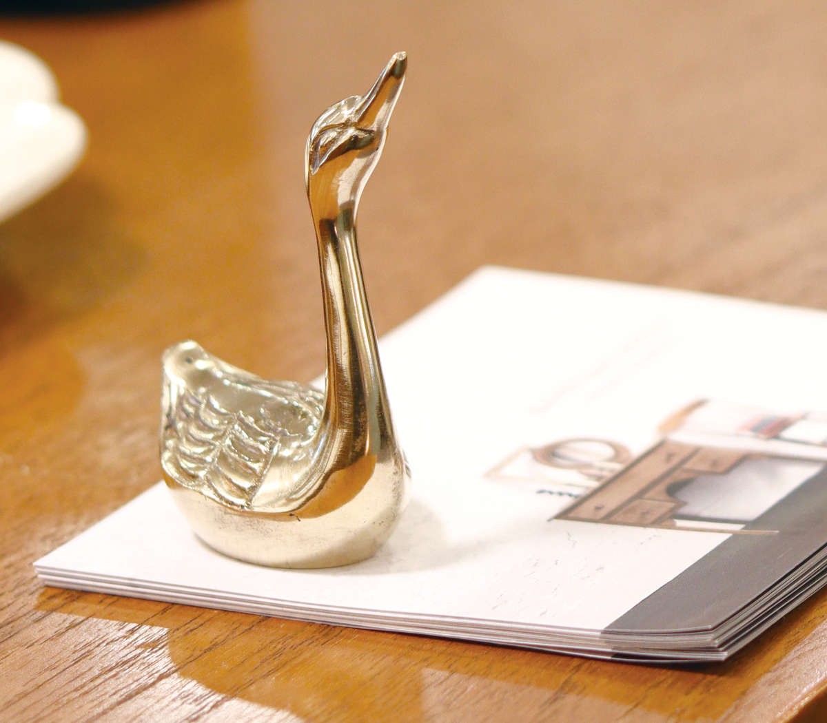 楽天市場】in bloom ペーパーウェイト SWAN 真鍮 ハンドメイド （ イン