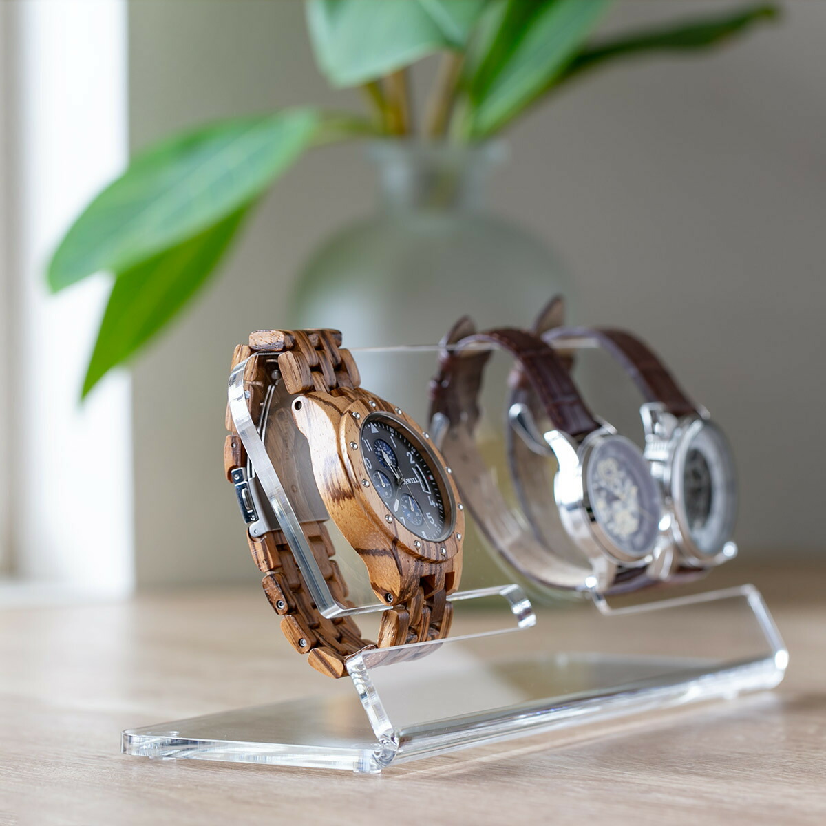 楽天市場】【レビュー特典付き】 ウォッチスタンド amenist アクリル製