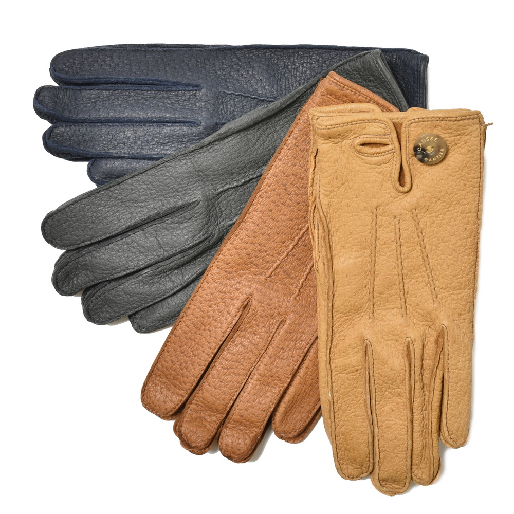 CAUSSE（コース／ガンコス）アンライニングペッカリーグローブ(ボタン