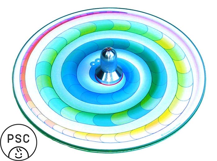 楽天市場】【SALEクーポンあり】○虹色のへび独楽（美しいCDコマ