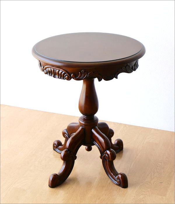 楽天市場】マホガニー無垢材 サイドテーブル 天然木製 コーヒー