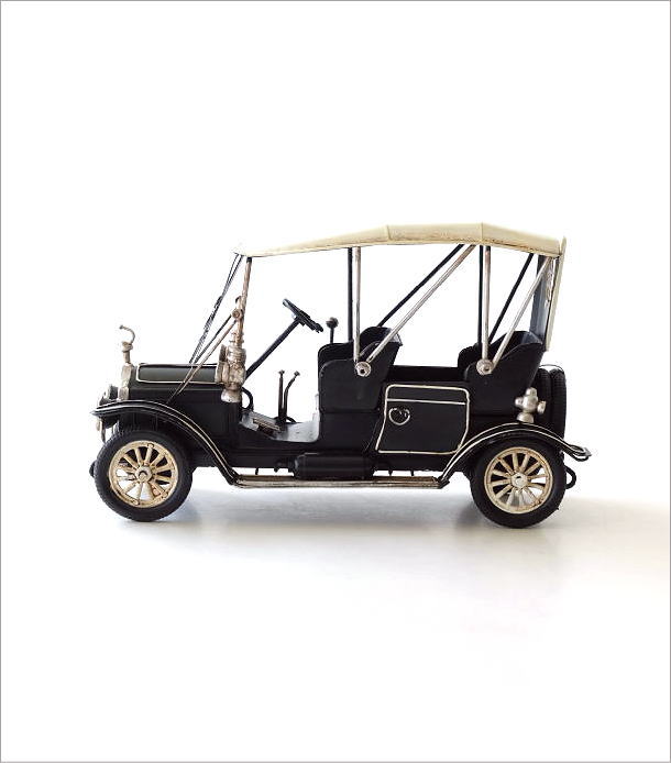 楽天市場】置物 オブジェ クラシックカー おもちゃ アンティーク