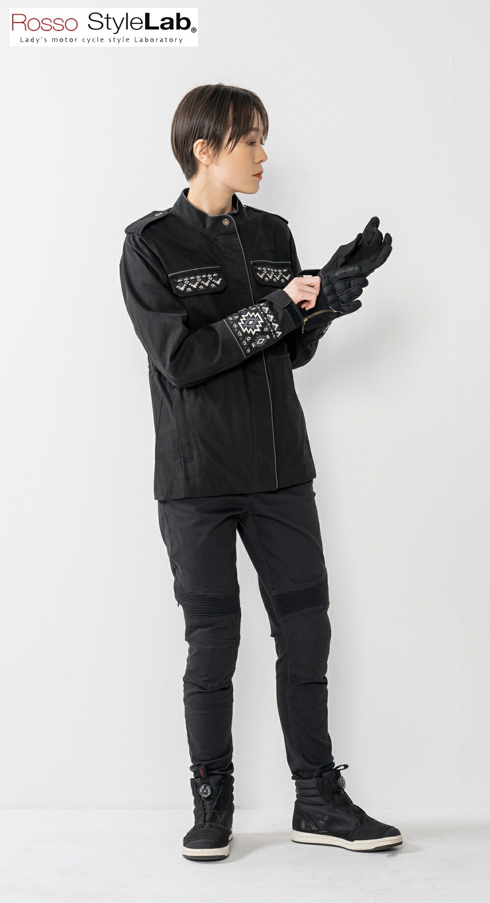 楽天市場】春 夏 秋 モデル バイク レディース ジャケット ミリタリー