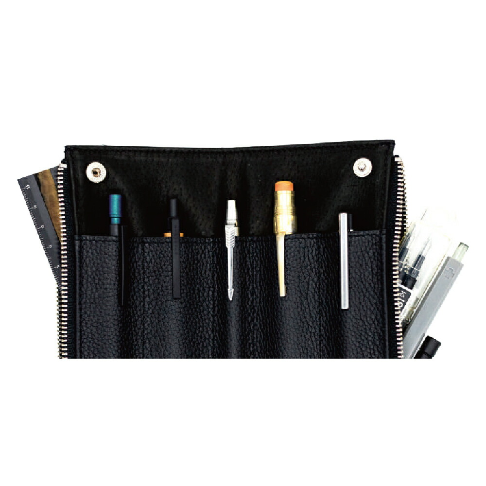 楽天市場】ベンディ ペンケース MAYA ラダイト マヤレザー ブラック