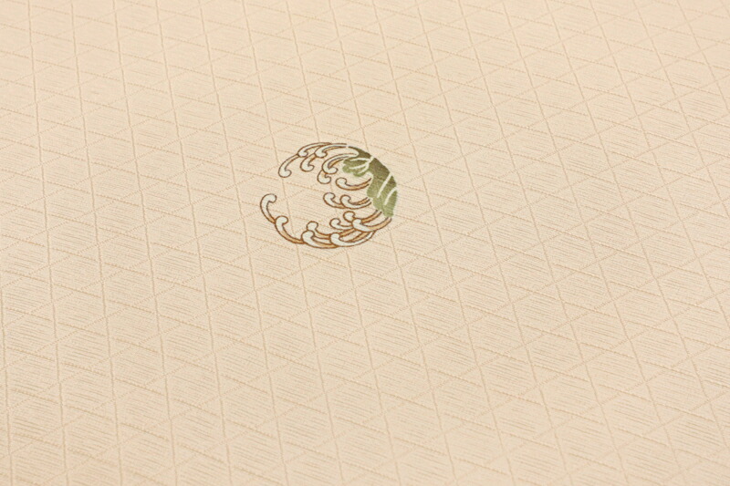 楽天市場】小紋 万葉染織 反物 丹後ちりめん 正絹 肌色 ベージュ