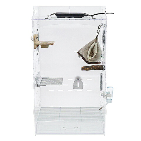 金網一部サビあり フクロモモンガ 小動物 68cm アクリルケージ 説明書