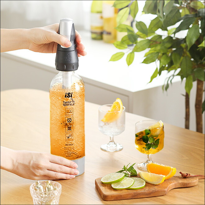 楽天市場】炭酸水メーカー 【ガスカートリッジの特典】 ソーダメーカー