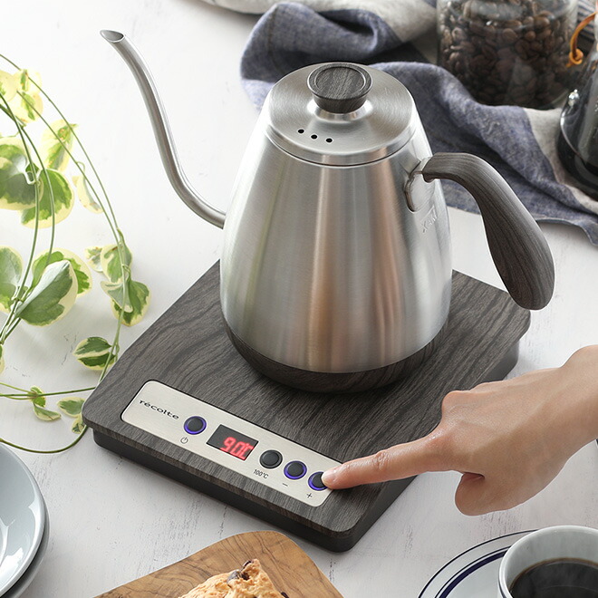 楽天市場】電気ケトル 温度調節 【選べる2大特典】 温度設定 おしゃれ