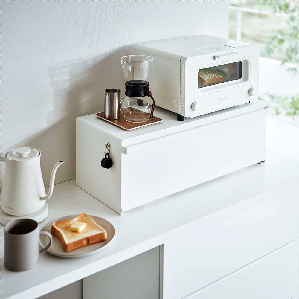 楽天市場】山崎実業 ブレッドケース タワー ワイド tower ブレッド