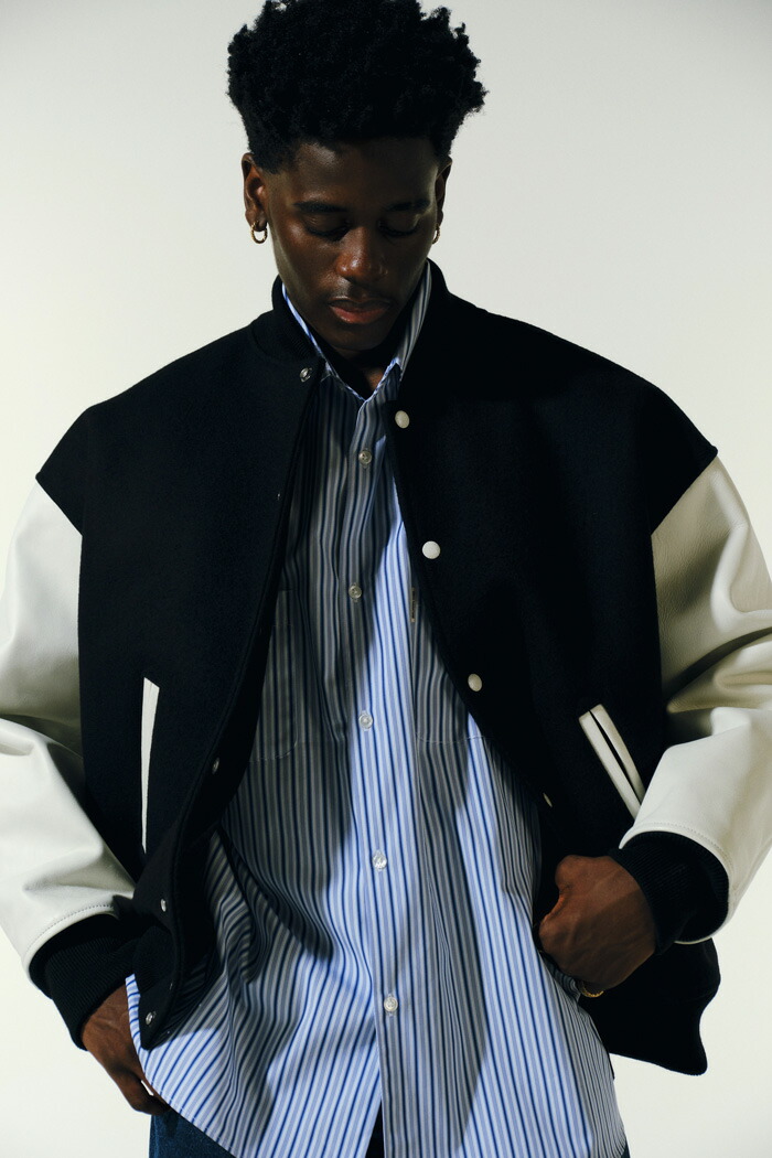 COOTIE(クーティー)Wool Melton Error Fit Stadium Jacket