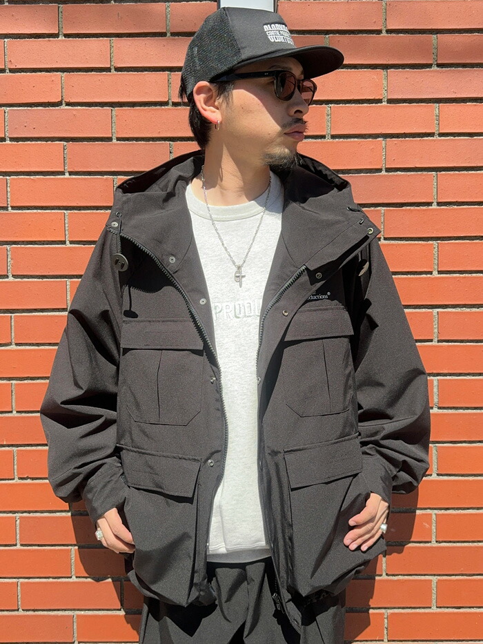 COOTIE(クーティー) T/C Weather Hooded Shell Jacket
