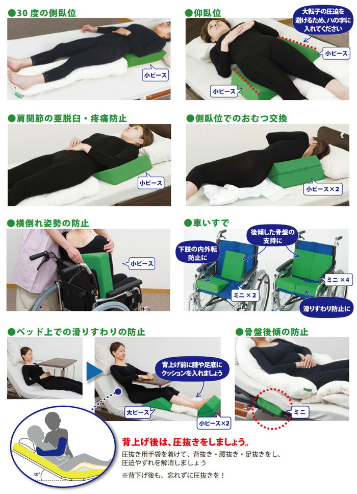 楽天市場】ナーセントパット【A 2点セット(小×2)】体位変換 床ずれ防止