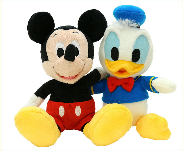 楽天市場】【N001】ぬいぐるみ ディズニー『ミッキー&ドナルド ペア