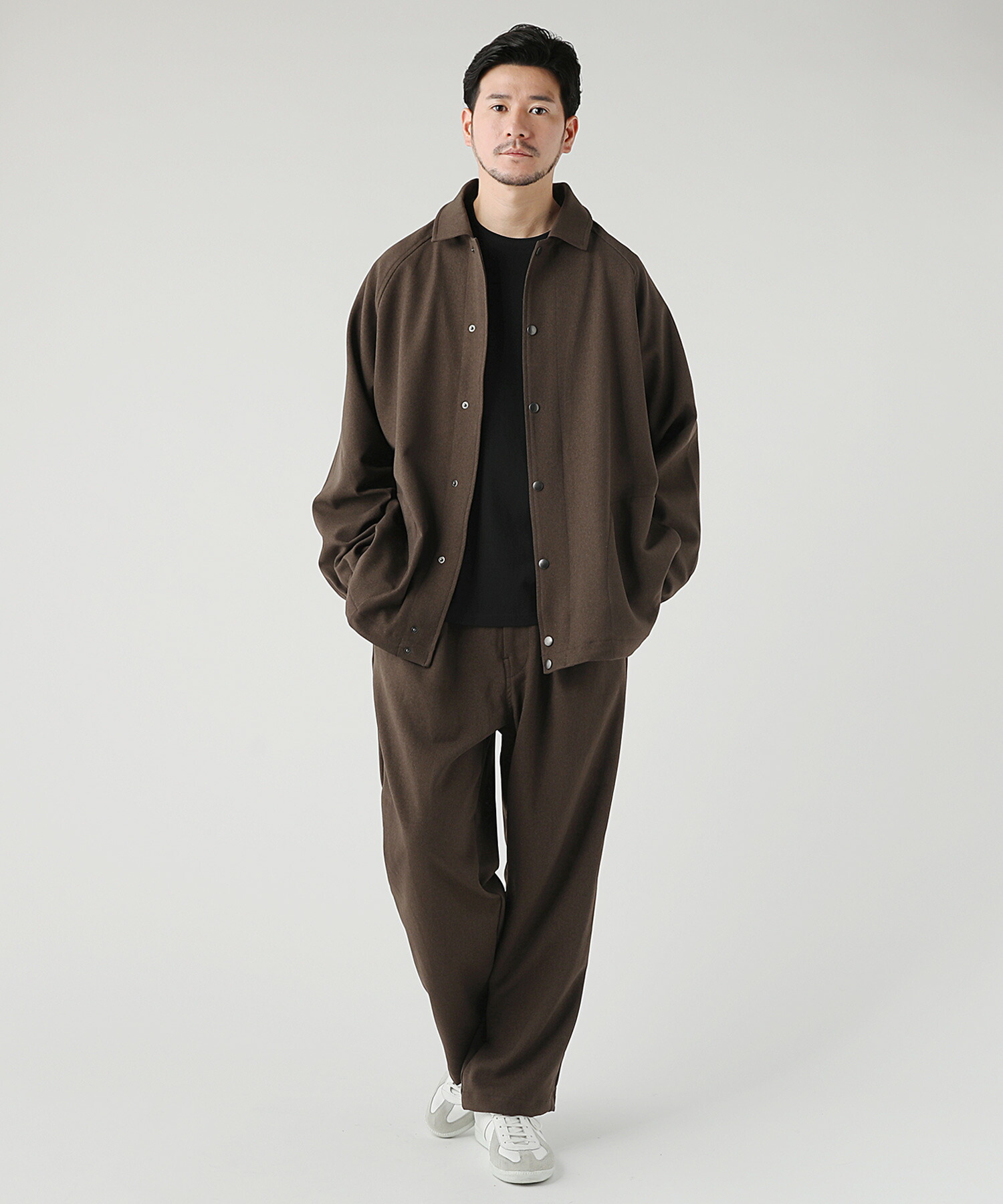 日本製LANATEC(ラナテック)LEI(レイ)ポリエステル ウールライク サージ