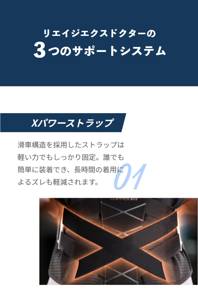 楽天市場】リエイジ エクスドクター 【 腰サポーター 腰用サポーター