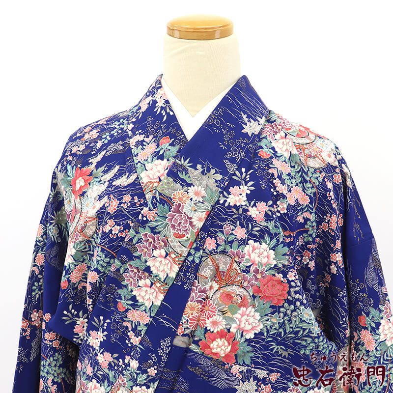 春一番の日に着たい色】【中古】 小紋 小紋着物 こもん レディース