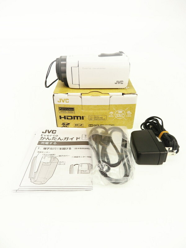 JVC】ジェイブイシー『Everio(エブリオ)』GZ-F270-W ホワイト 光学40倍