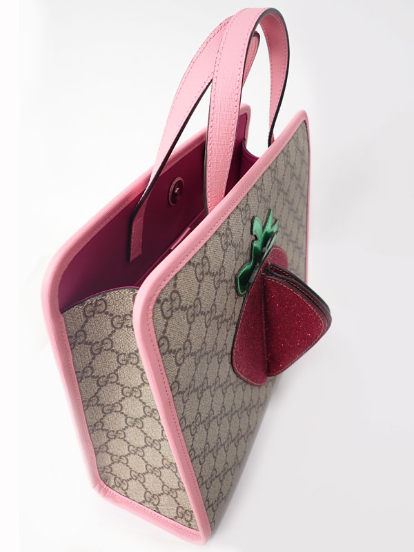 GUCCI】グッチ『チルドレンズ 3Dストロベリー トートバッグ』630589