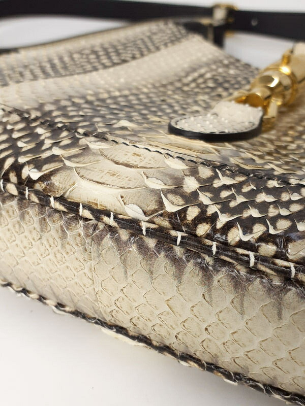 GUCCI】グッチ『ジャッキー1961 スモール パイソン バッグ』636706