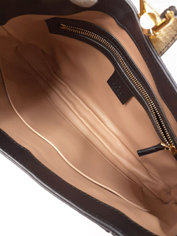 GUCCI】グッチ『ジャッキー1961 スモール パイソン バッグ』636706