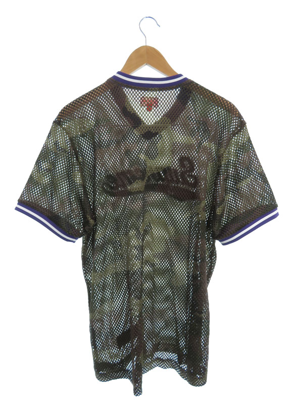 Supreme】【Mesh Baseball Top】シュプリーム『Vネック半袖メッシュT