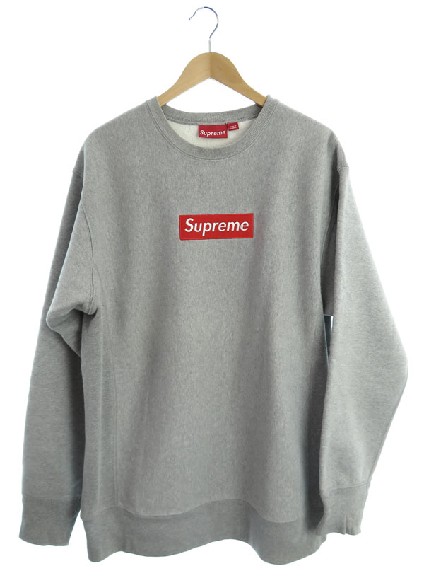 Supreme】【BOX LOGO CREW NECK SWEATSHIRT】【ボックスロゴ】【カナダ