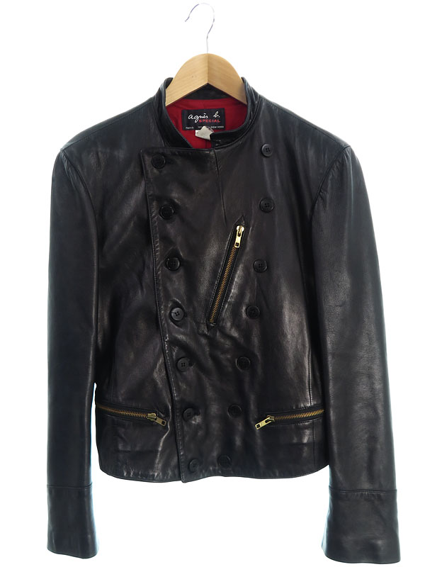 agnes b.】アニエスベー『スペシャル レザージャケット size42